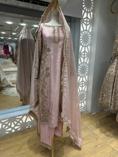 Pink Mirror work suit