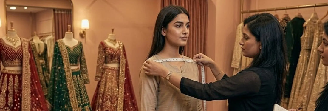 Measure for Pakistani Bridal Lehnga: Complete Guide 2026