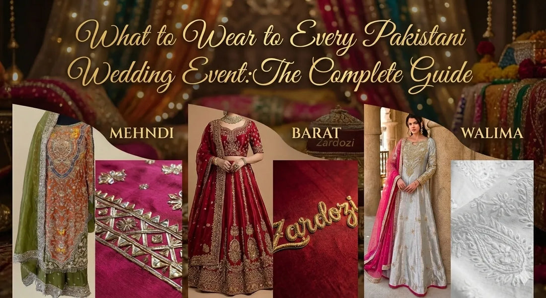 What to Wear to Every Pakistani Wedding Event: The Complete Guide