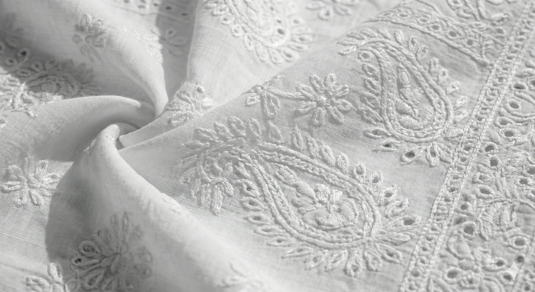 Chikankari: The Elegant White Embroidery Perfect for Nikah