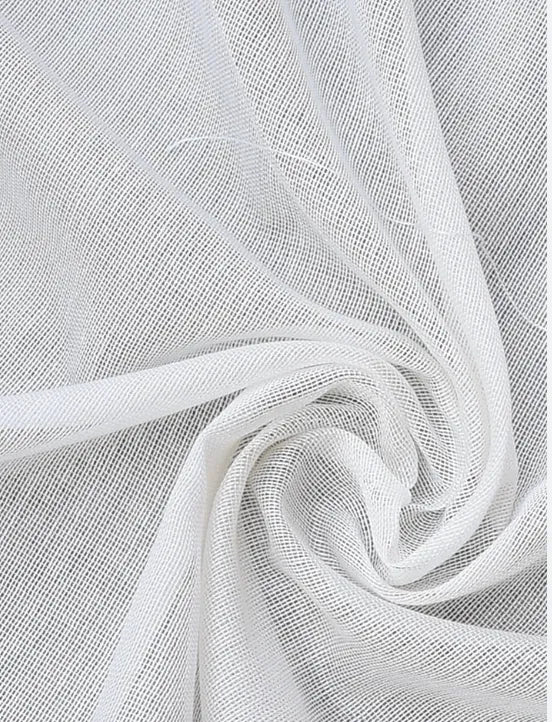 Delicate embroidered khadi net fabric showing intricate threadwork and soft drape