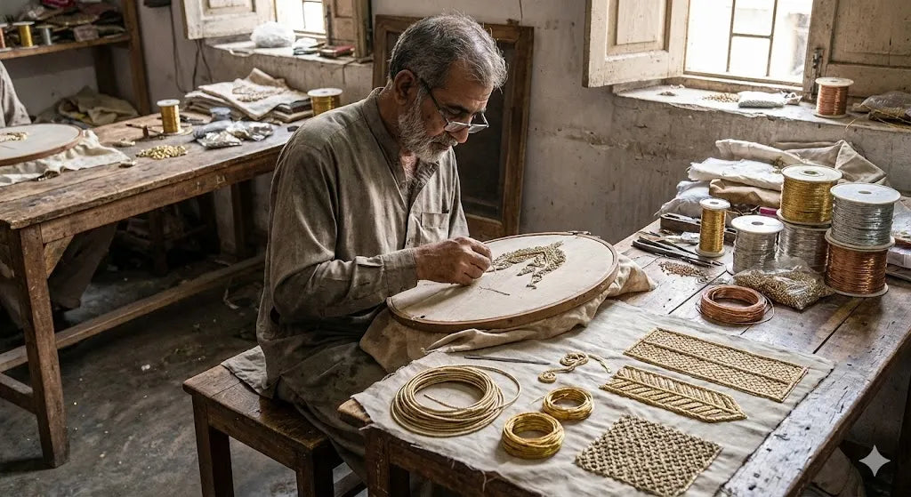 Kora vs Dabka vs Naqshi: Pakistani Embroidery Education Guide