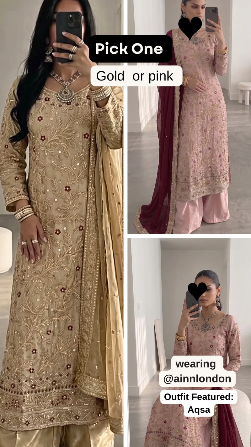 Client wearing our outfit