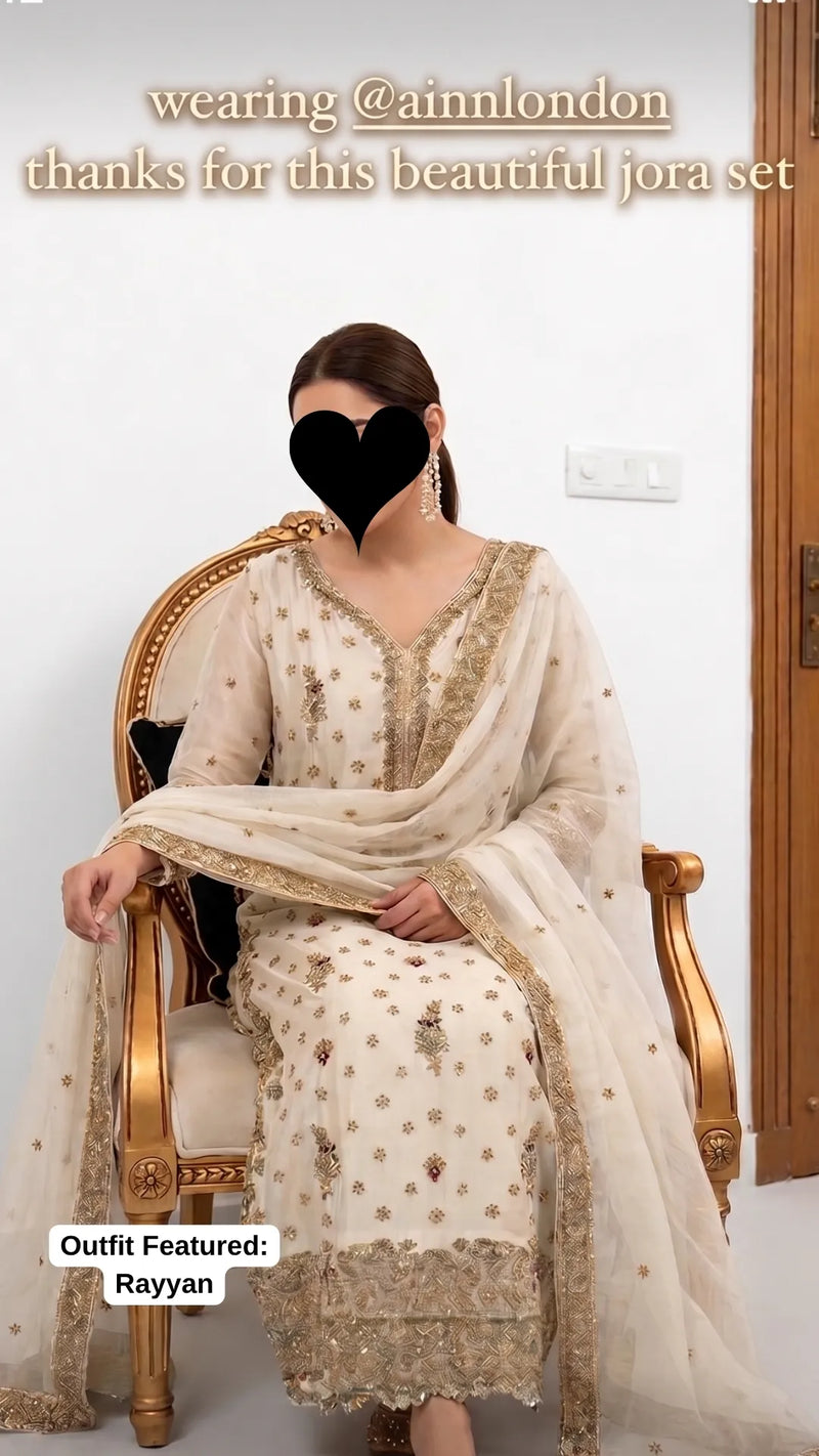 Client wearing our outfit