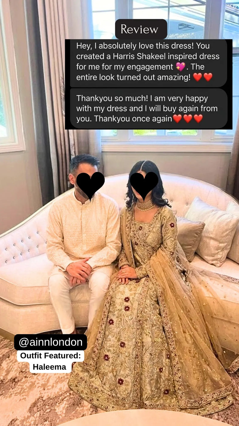 Client wearing our outfit